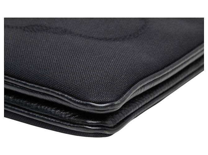 Borsa a tracolla in jacquard con logo Prada Nero - vista 4
