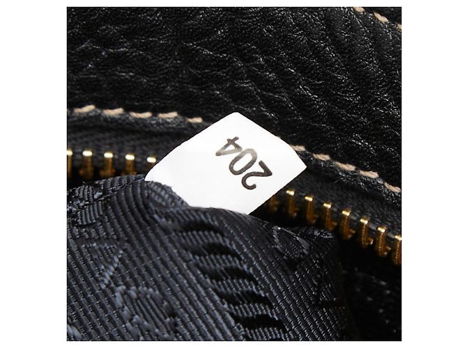 Borsa a tracolla in jacquard con logo Prada Nero - vista 9