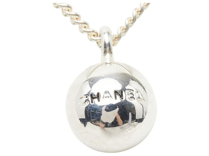 Collana con pendente a sfera Logo Chanel - vista 3