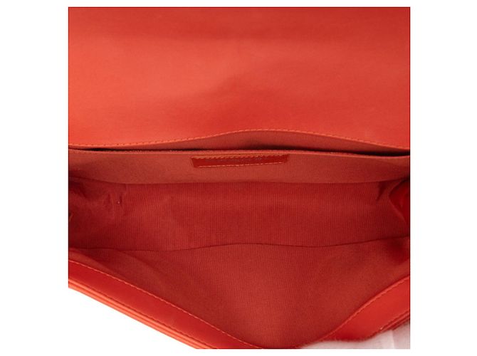 Borsa a Spalla Chanel Boy Chain Multicolore Arancione - vista 4