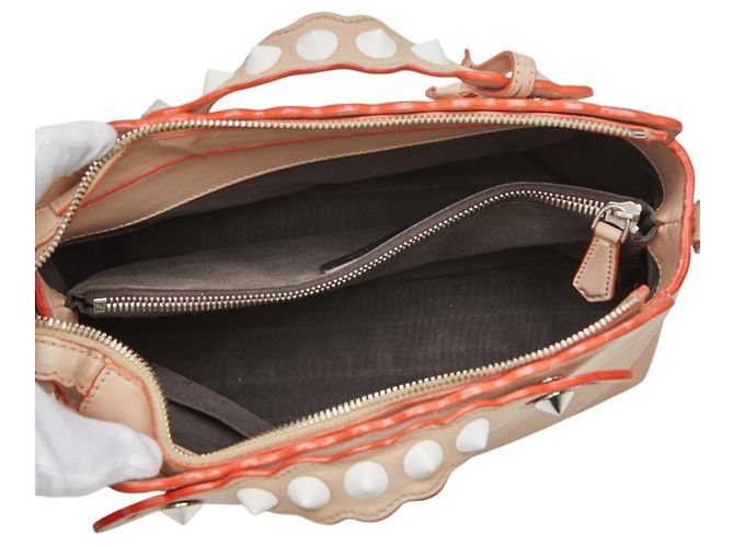 Borsa Fendi By The Way Medium Studded Beige - vista 10