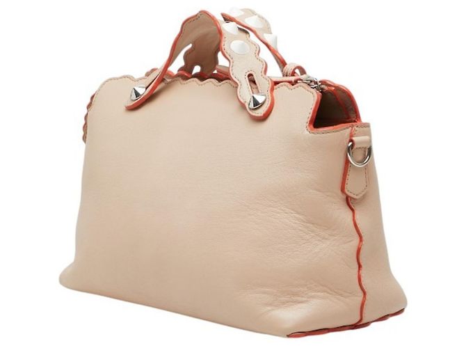 Borsa Fendi By The Way Medium Studded Beige - vista 2