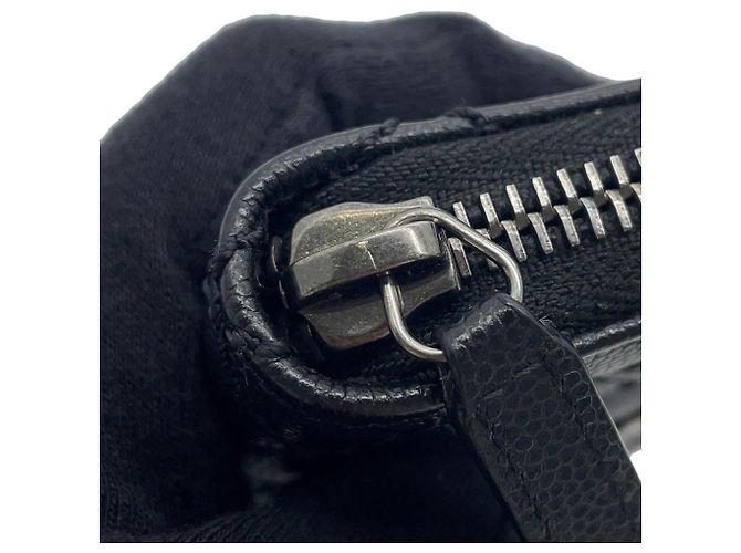 Timeless Monedero de piel de becerro granulado negro Chanel - vista 5