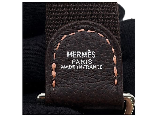 Hermès Correa de hombro para Garden TPM Hermes Castaño - vista 8