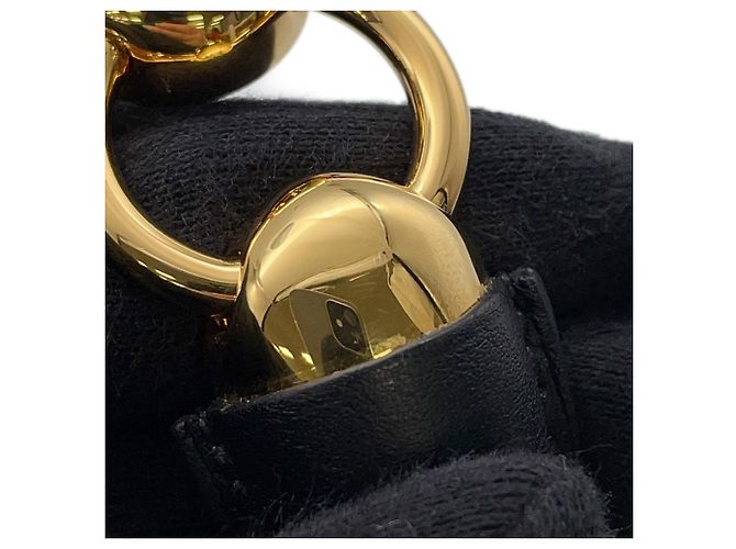 Pulsera charm de cuero Swift negro Hermès - vista 7