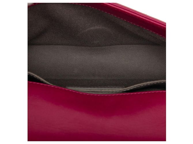 Chanel Boy Schultertasche aus rosa Veloursleder Pink - Ansicht 6