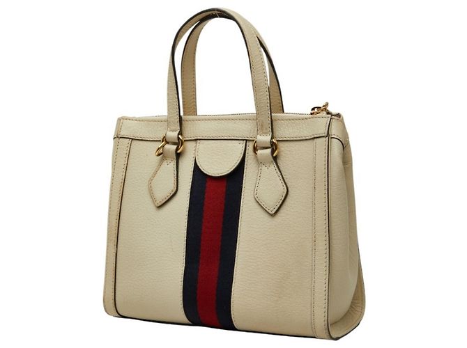 Borsa piccola Gucci Ophidia Sherry Line Double G Crudo - vista 2