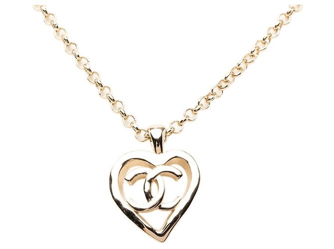 Collana con pendente a catena Heart Coco Mark Chanel Argento - vista 2