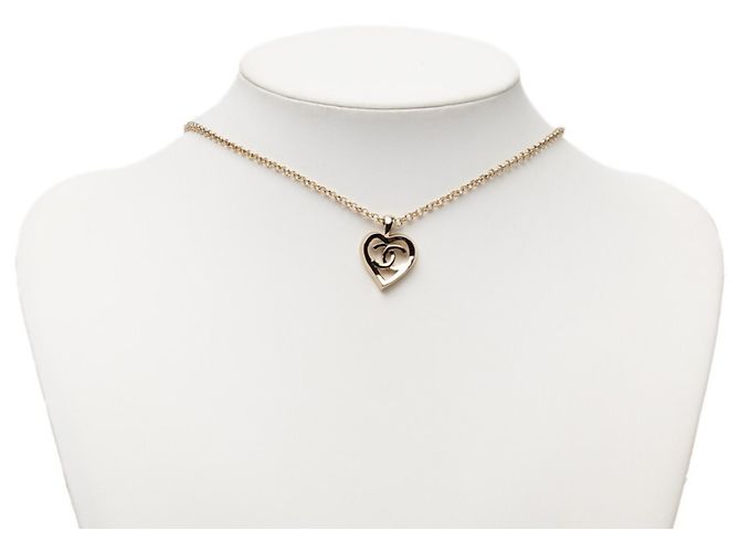 Collana con pendente a catena Heart Coco Mark Chanel Argento - vista 4