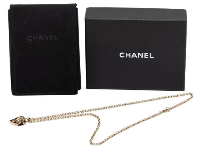 Collana con pendente a catena Heart Coco Mark Chanel Argento - vista 5