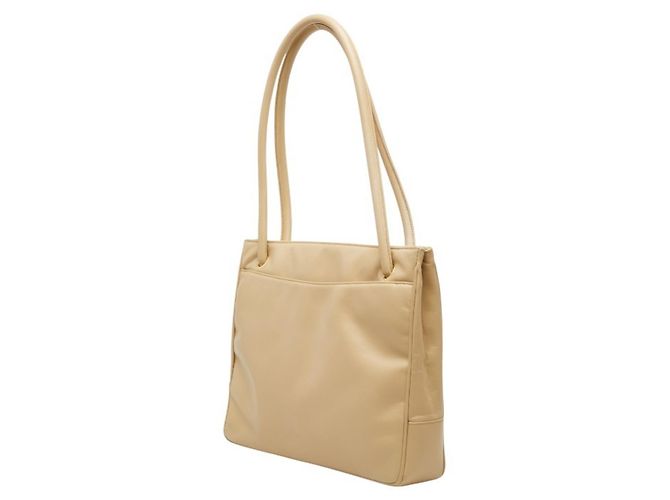 Borsa Tote Chanel Coco Mark Beige - vista 2
