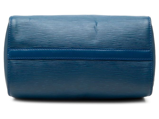 Borsa Louis Vuitton Epi Speedy 25 Blu - vista 3