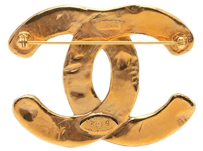 Chanel Coco Mark Vintage Brosche Golden - Ansicht 2