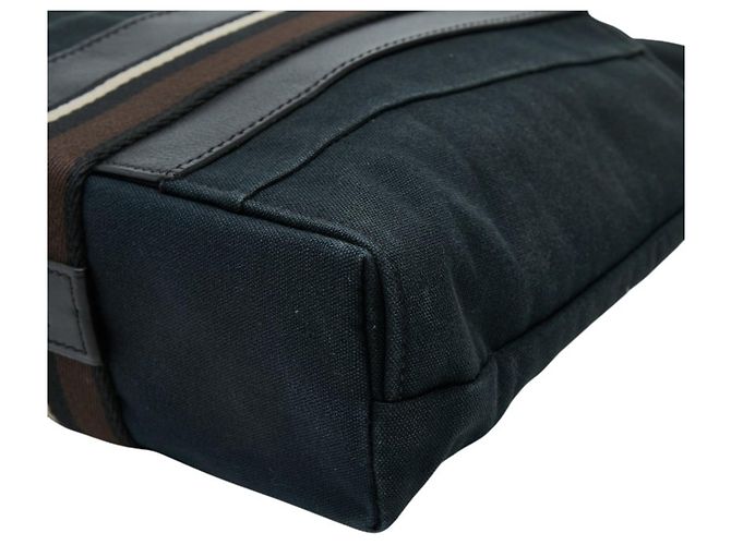 Hermès Borsa Tote Hermes Troca Horizontal MM Marrone Nero - vista 4