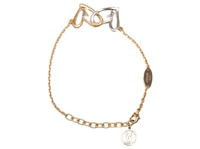 Bracciale Heart Falling in Love Louis Vuitton Argento D'oro - vista 3