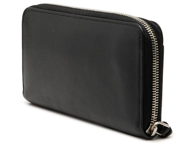 Cartera larga Louis Vuitton Zippy Lockme Round Zipper Negro - vista 2