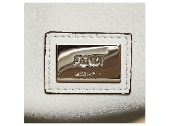 Borsa Fendi Peekaboo Large Marrone Beige - vista 9