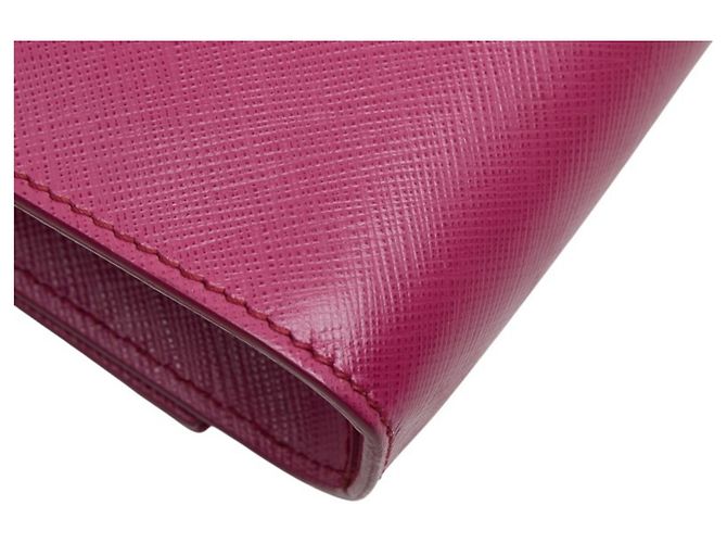 Borsa a tracolla con catena Vara Ribbon Salvatore Ferragamo Porpora - vista 7