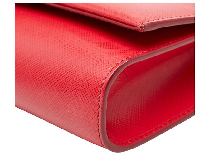 Borsa a mano Salvatore Ferragamo in pelle rossa Rosso - vista 4