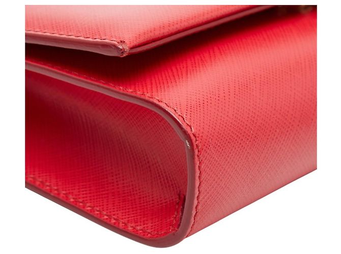 Borsa a mano Salvatore Ferragamo in pelle rossa Rosso - vista 5