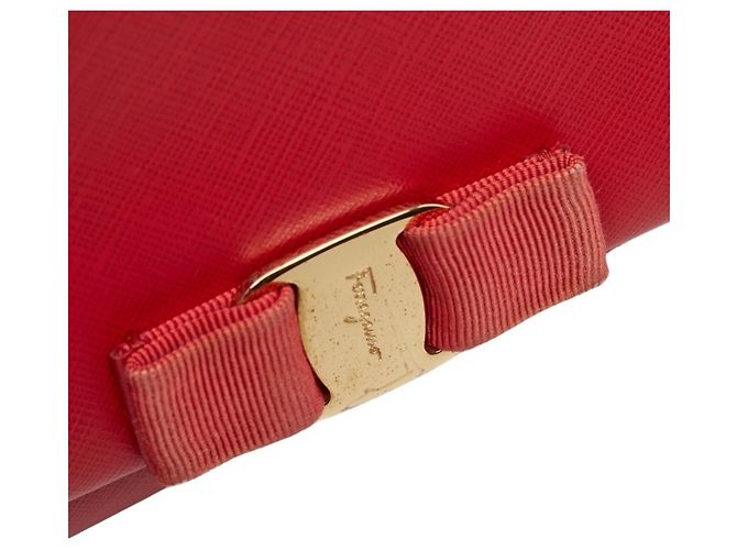 Borsa a mano Salvatore Ferragamo in pelle rossa Rosso - vista 8