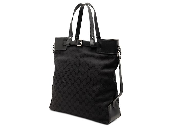 Tote in tela GG nera Gucci Nero - vista 2