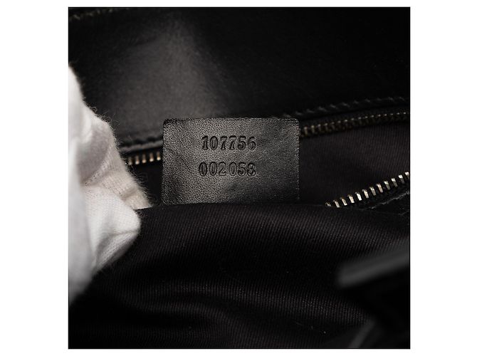 Tote in tela GG nera Gucci Nero - vista 6
