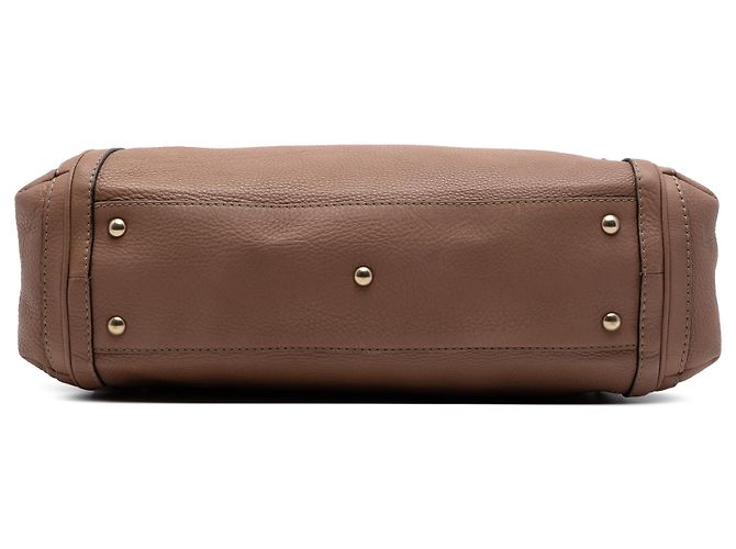 Bamboo Borsa Tote Convertible Bella in pelle di vitello marrone Gucci Marrone chiaro - vista 3