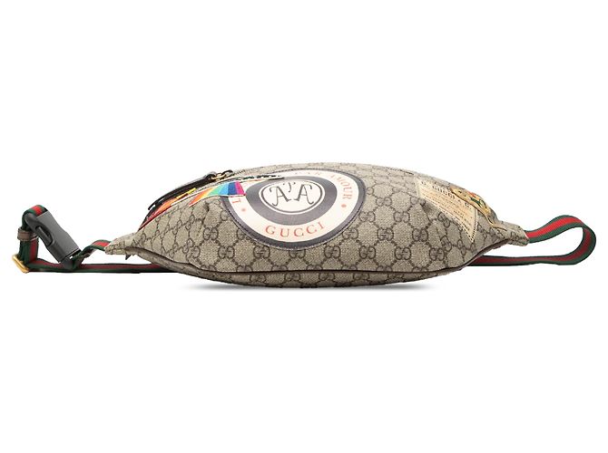 Borsa a tracolla Gucci Beige GG Supreme Courrier - vista 3