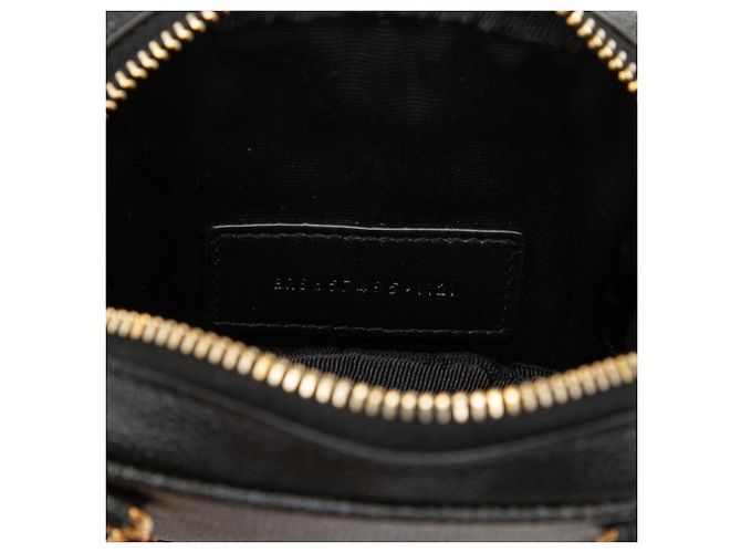 Borsa Camera Bag Lou Monogram Baby Matelasse Grain De Poudre nero Saint Laurent - vista 6