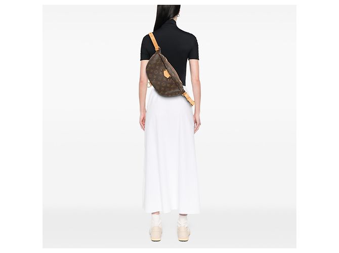 Bumbag Louis Vuitton Marrone Monogram - vista 6