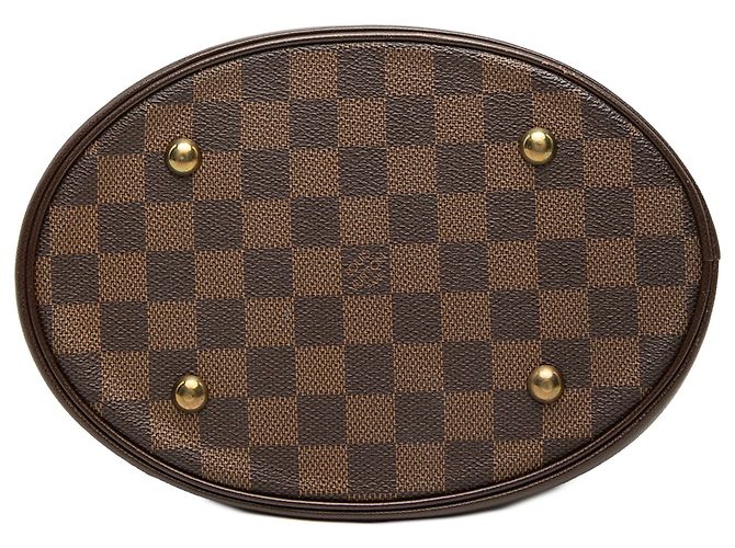 Louis Vuitton Marrón Damier Ebene Marais Castaño - vista 3