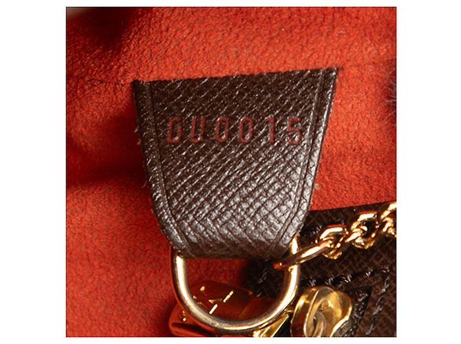 Louis Vuitton Marrón Damier Ebene Marais Castaño - vista 6