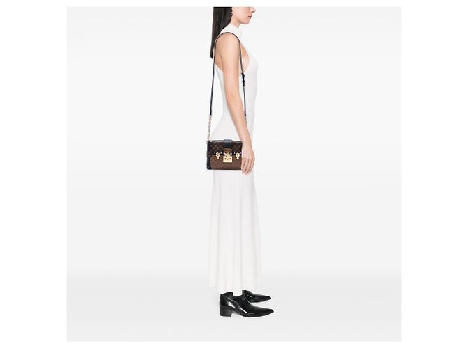 Clutch Louis Vuitton Brown Monogram Reverse Trunk Marrone - vista 6