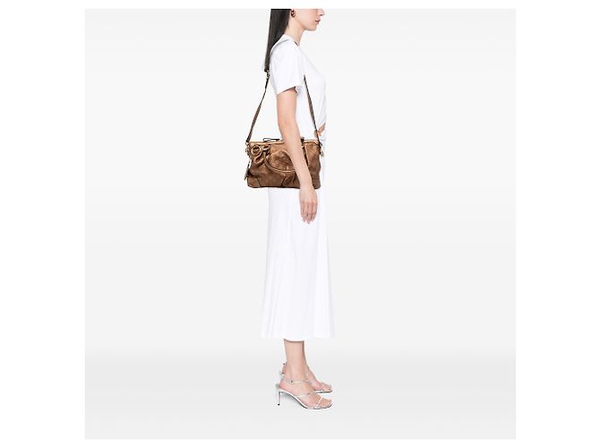 Borsa Gucci Marrone Guccissima Sukey Bronzo - vista 7