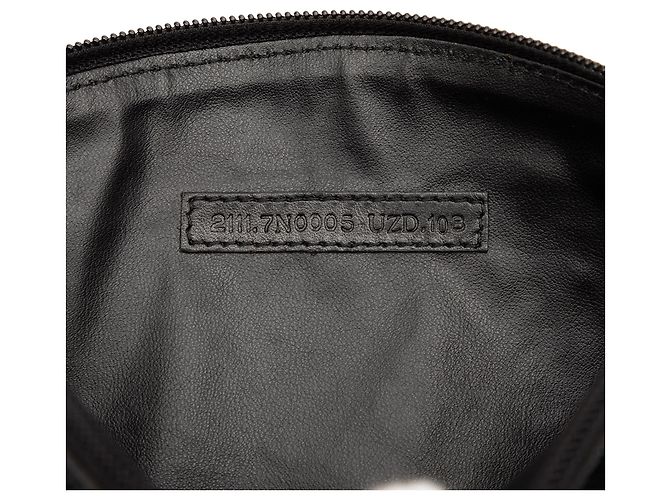 Fendi Black Zucca Coated Canvas Cosmetic Pouch - view 6
