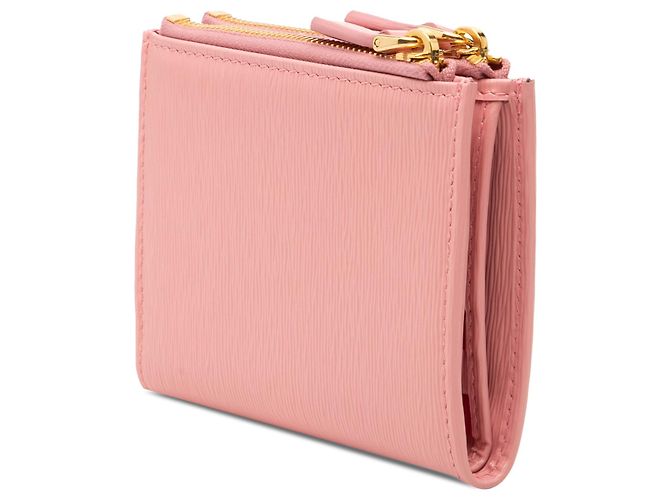Cartera Bifold Prada Pink Vitello Move Rosa - vista 2