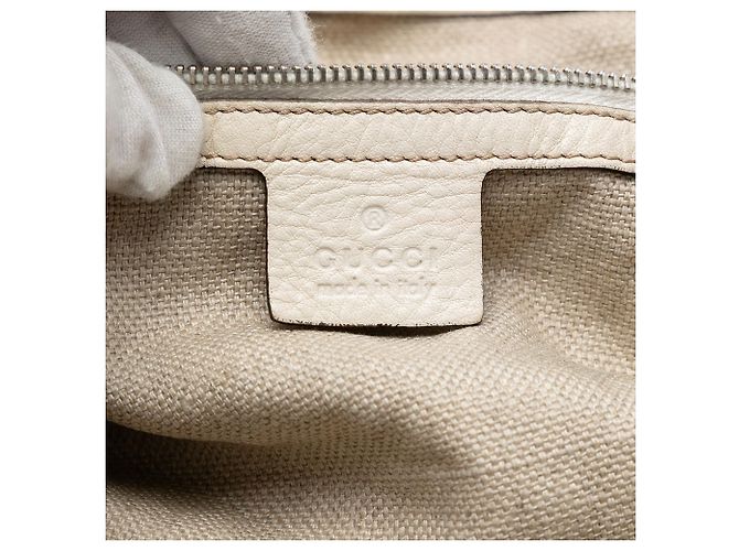 Gucci Beige Medium GG Canvas Icon Bit Tote - Ansicht 5