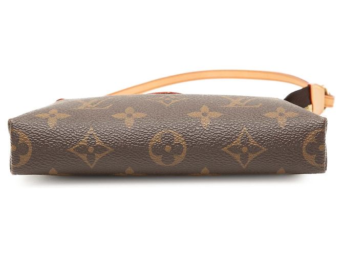 Louis Vuitton Pochette Mini Delightful Monogram Marrone - vista 3