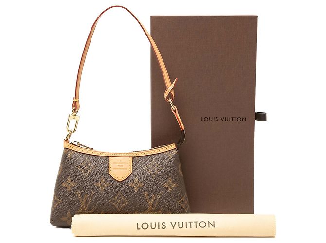 Louis Vuitton Pochette Mini Delightful Monogram Marrone - vista 8