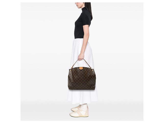 Louis Vuitton Marrone Monogram Graceful MM - vista 7