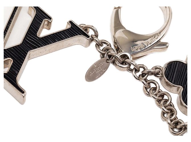 Charm per borsa Fleur D Epi in ottone argentato Louis Vuitton - vista 4