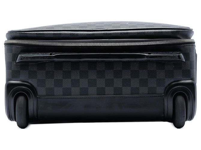 Louis Vuitton Black Damier Graphite Pegase Business Luggage 55 Nero - vista 3