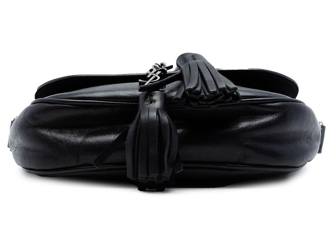 Borsa a tracolla Kim con nappa in pelle di vitello nera Saint Laurent Nero - vista 3