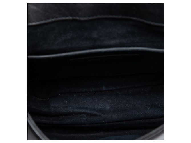 Borsa a tracolla Kim con nappa in pelle di vitello nera Saint Laurent Nero - vista 4