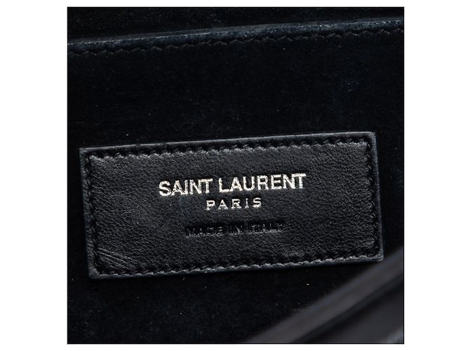 Borsa a tracolla Kim con nappa in pelle di vitello nera Saint Laurent Nero - vista 5