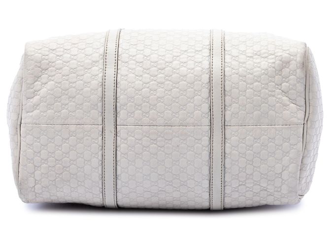 Borsa Boston Nice Microguccissima bianca Gucci Bianco Crudo - vista 3