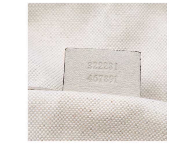 Borsa Boston Nice Microguccissima bianca Gucci Bianco Crudo - vista 6