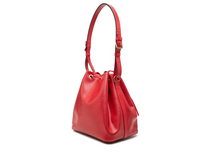 Louis Vuitton Petit Noe in pelle Epi rossa Rosso - vista 2