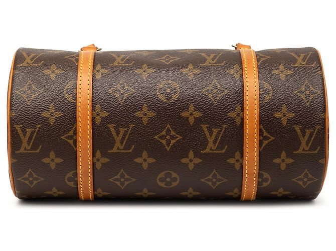 Louis Vuitton Marrone Monogram Papillon 28 - vista 3